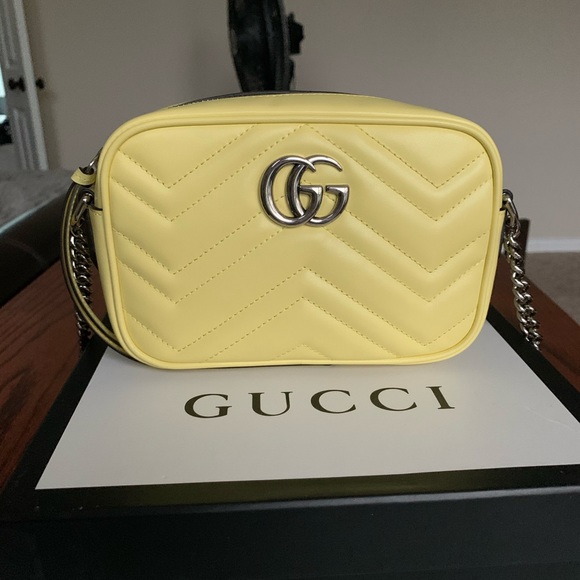 gucci marmont mini yellow